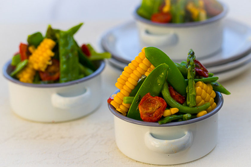 Sun-Kissed Crunchy Vegetable Salad