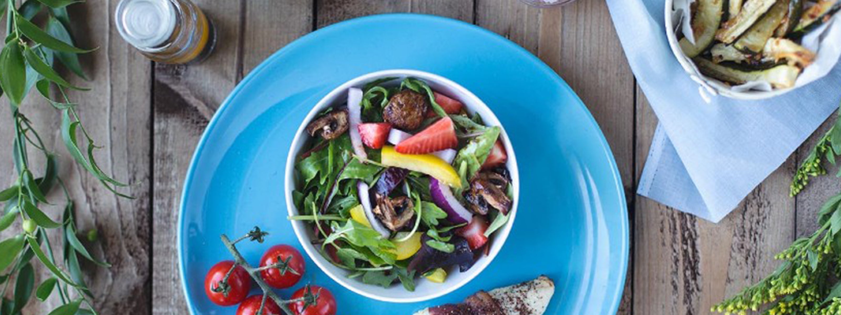 Chicken Stuffed with Cypriot Halloumi Cheese & Courgette Fries