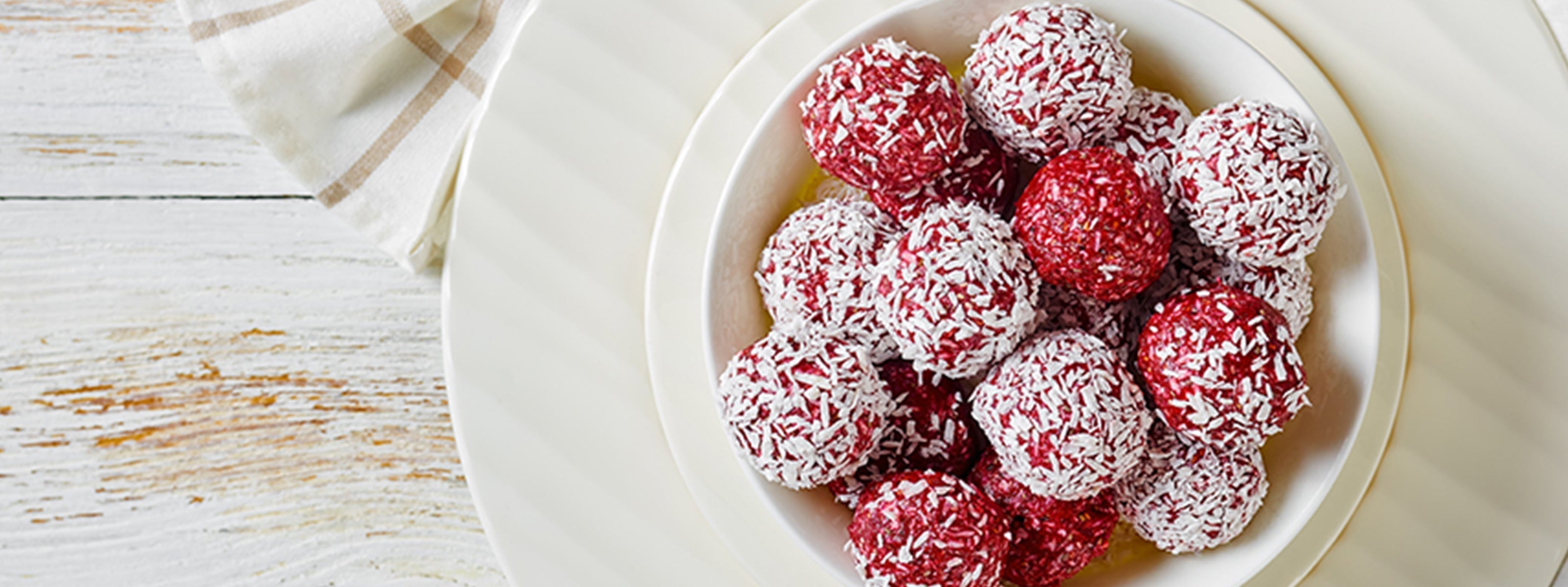 Chocolate & Raspberry Protein Bliss Balls