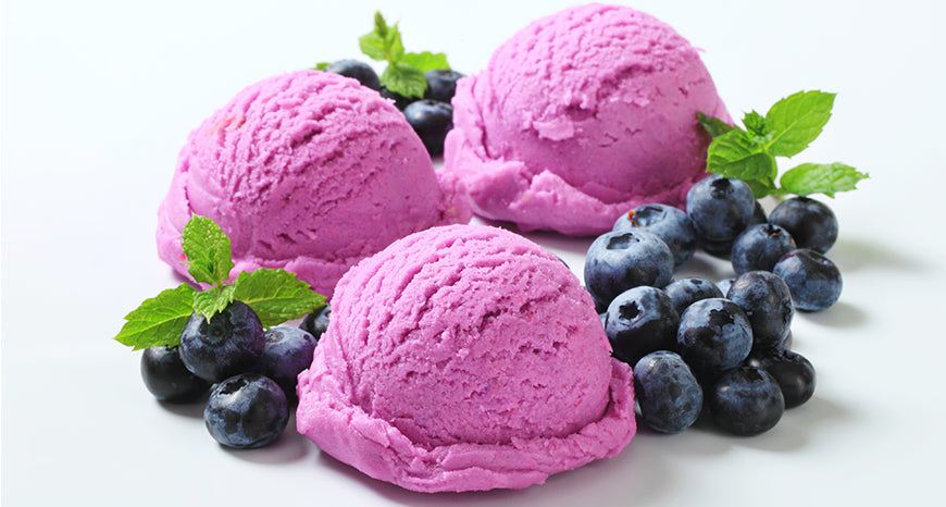 Blackberry & Blueberry Ice Cream