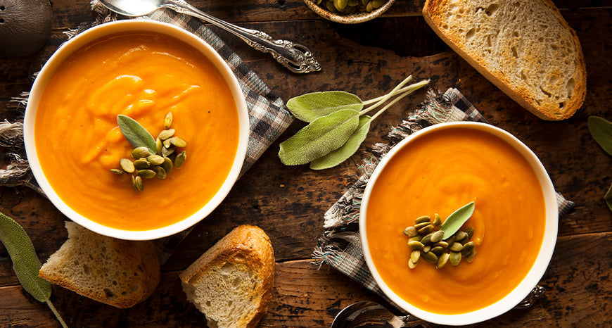 Butternut Squash and Sweet Potato Soup