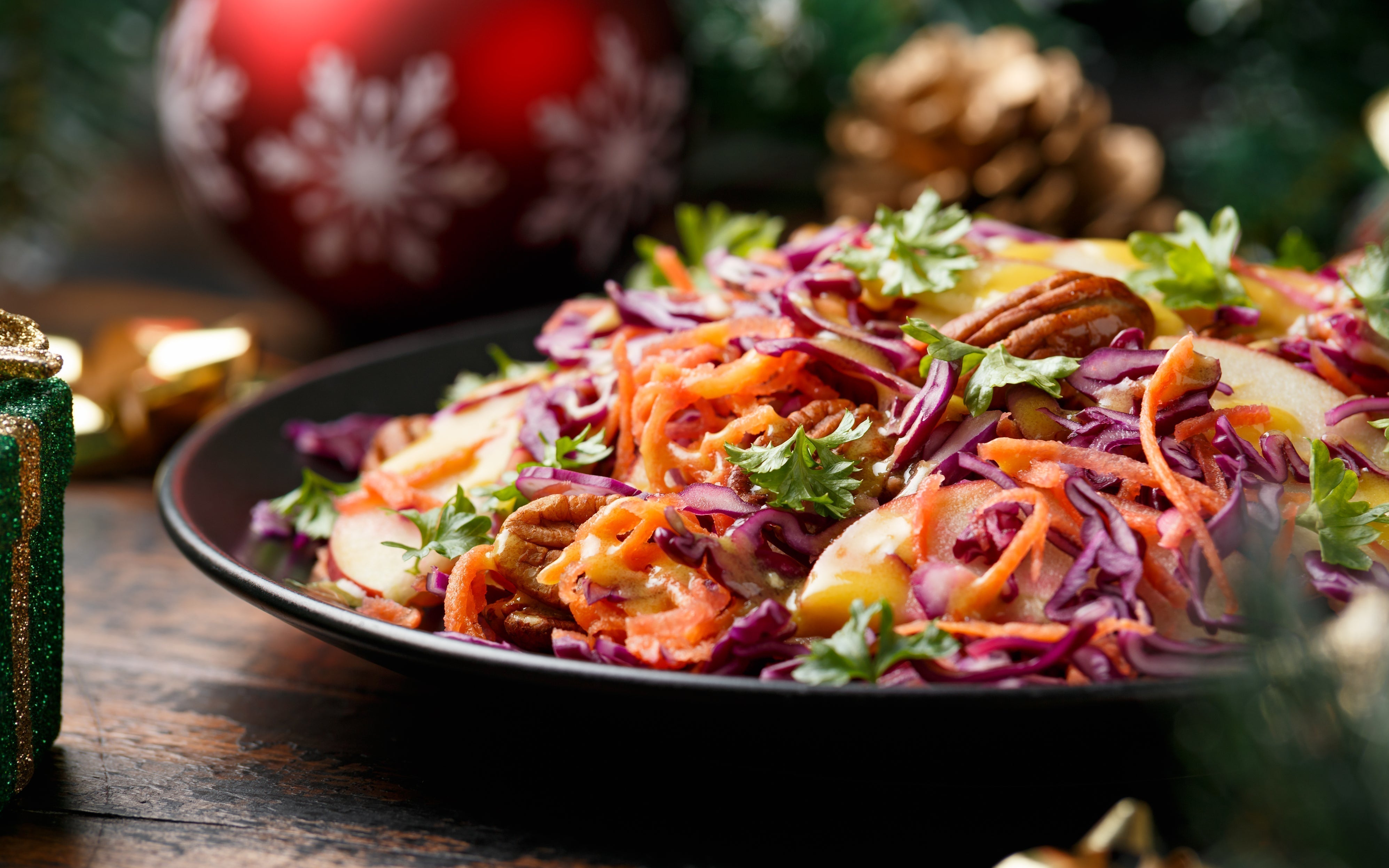 Winter Slaw with Ultimate Oil Blend Citrus Dressing