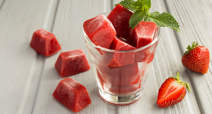Frozen Yogurt Ice Cubes