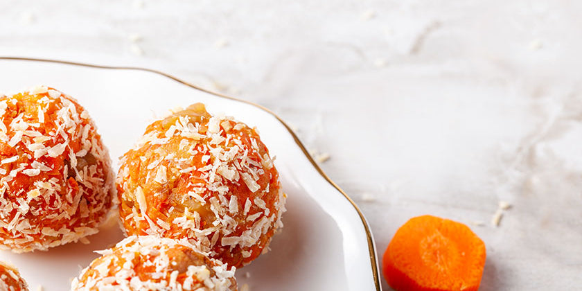 Microbiotic Carrot Cake Bites