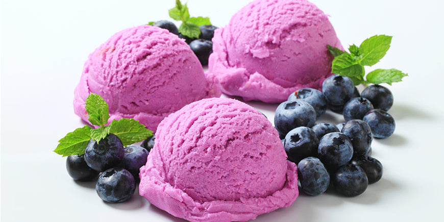 Blackberry & Blueberry Ice Cream