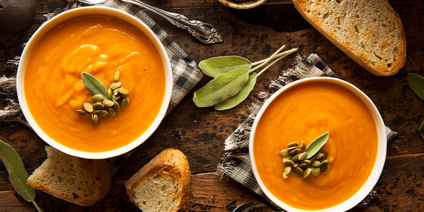 Butternut Squash and Sweet Potato Soup