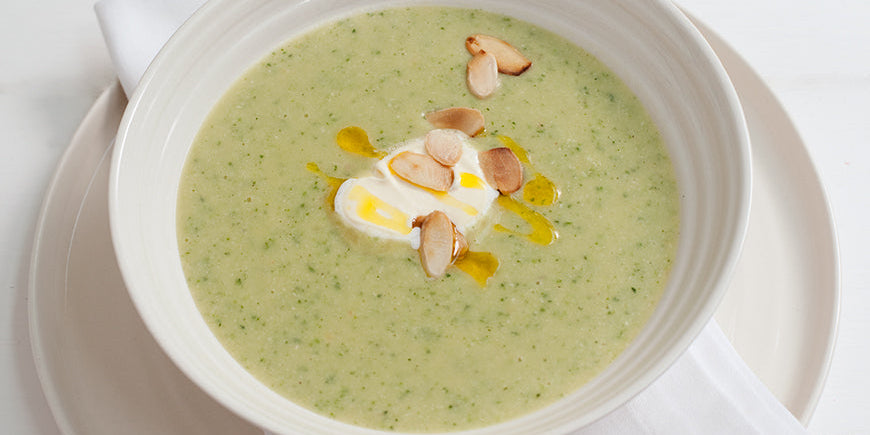Courgette and Almond Soup