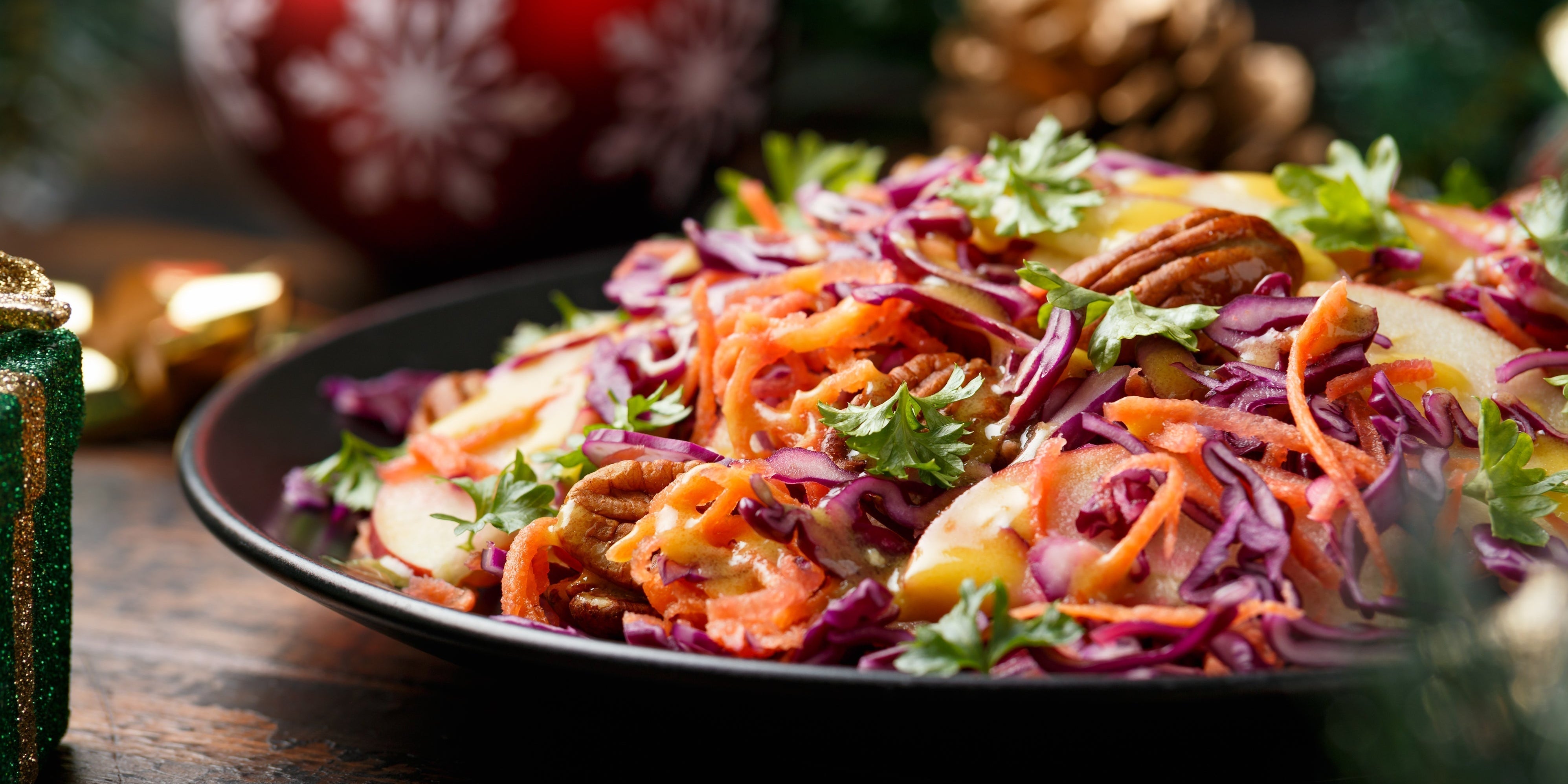 Winter Slaw with Ultimate Oil Blend Citrus Dressing