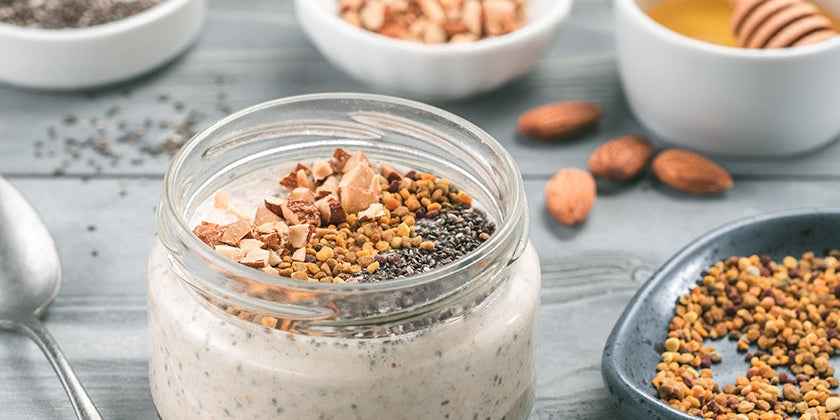 Overnight Oats with Honey & Chia