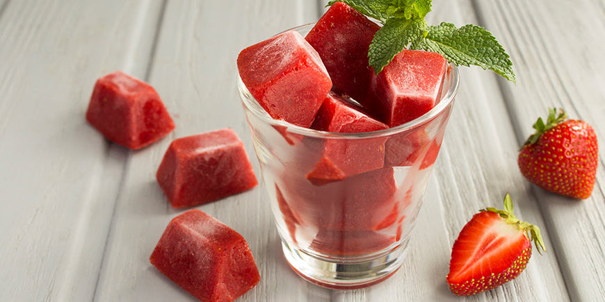 Frozen Yogurt Ice Cubes