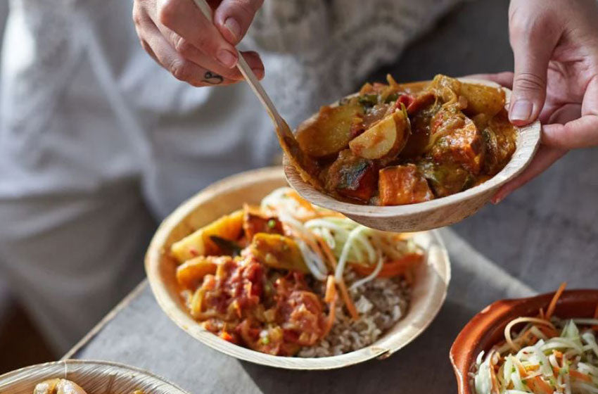 SWEET POTATO CURRY AND CHILLI SLAW